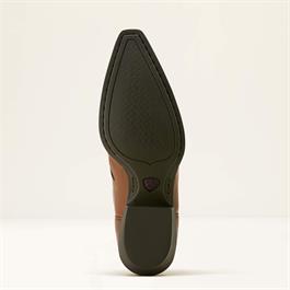 Ariat Womens Heritage Bliss X Toe Western Boots - Dark Tan Thumbnail Image 2