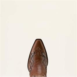 Ariat Womens Heritage Bliss X Toe Western Boots - Dark Tan Thumbnail Image 3
