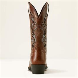 Ariat Womens Heritage Bliss X Toe Western Boots - Dark Tan Thumbnail Image 4