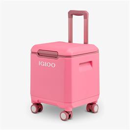 Igloo Tag Along Too Spinner Cooler 20QT - Thrift Pink Thumbnail Image 1