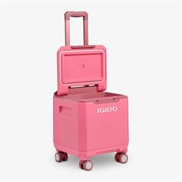 Igloo Tag Along Too Spinner Cooler 20QT - Thrift Pink Thumbnail Image 2