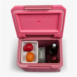 Igloo Tag Along Too Spinner Cooler 20QT - Thrift Pink Thumbnail Image 3