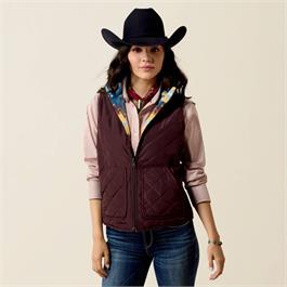 Ariat Womens Dilon 2.0 Reversible Insulated Gilets Thumbnail Image 1