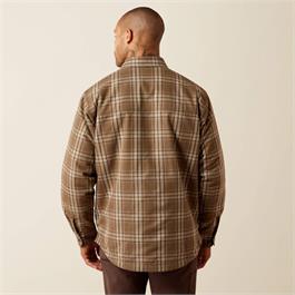 Ariat Rebar Flannel Insulated Shirt Jackets - Canteen Thumbnail Image 1