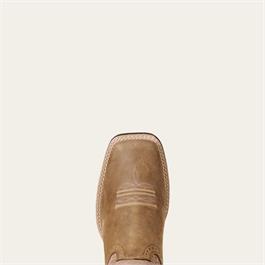 Ariat Womens Round Up Remuda Wide Square Toe Western Boots - Brown Bomber  Thumbnail Image 4