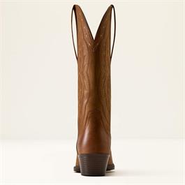 Ariat Womens Heriatge X Toe Elastic Wide Calf Western Boots - Distressed Brown Thumbnail Image 4