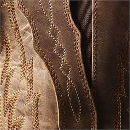 Ariat Womens Heriatge X Toe Elastic Wide Calf Western Boots - Distressed Brown Thumbnail Image 7