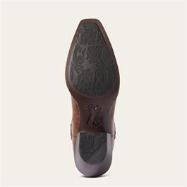 Ariat Womens Heritage D Toe Western Boots - Dark Tan Thumbnail Image 2