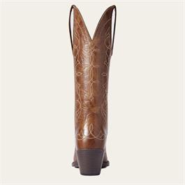 Ariat Womens Heritage D Toe Western Boots - Dark Tan Thumbnail Image 4