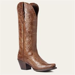 Ariat Womens Heritage D Toe Western Boots - Dark Tan Thumbnail Image 5