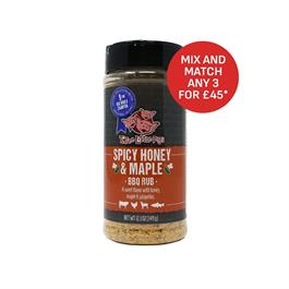 Three Little Pigs Spicy Honey & Maple BBQ Rub - 349g (12.3oz) thumbnail