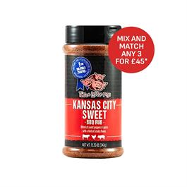 Three Little Pigs 'Kansas City Sweet' BBQ Rub - 347g (12.25oz) thumbnail