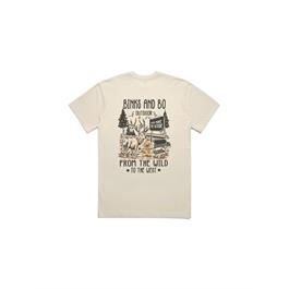 Binks & Bo Where The Wild Meets The West- BBQ T-Shirt - Natural - LG thumbnail