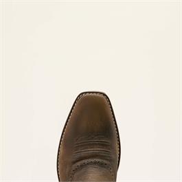 Ariat Mens Hybrid Roughstock Antler Square Toe Cowboy Boots - Wild Taupe Thumbnail Image 3