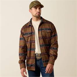Ariat Caldwell Printed Shirt Jacket - Toffee Serape - SML thumbnail