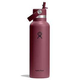 Hydro Flask 21oz (621ml) Standard Mouth with Flex Straw Cap - Burgundy thumbnail