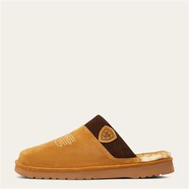 Ariat Mens Silversmith Square Toe Slippers - Chestnut Thumbnail Image 1