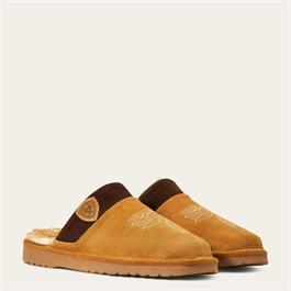 Ariat Mens Silversmith Square Toe Slippers - Chestnut Thumbnail Image 5