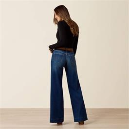 Ariat Womens High Rise Revel Vilma Ultrastretch Wide Leg Jeans - Norwalk  Thumbnail Image 1