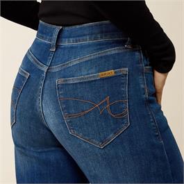 Ariat Womens High Rise Revel Vilma Ultrastretch Wide Leg Jeans - Norwalk  Thumbnail Image 4
