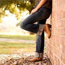 Ariat Womens R.E.A.L Perfect Rise Stretch Rosa Boot Cut Jeans - Lita Thumbnail Image 1