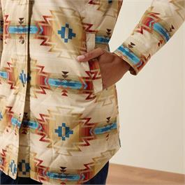 Ariat Womens Dilon Parka Jackets - Sonoma Southwest Print Thumbnail Image 3