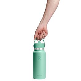 Hydroflask 32oz (946ml) Wide Mouth Travel Bottle with Flex Straw Cap - Mermaid G Thumbnail Image 2