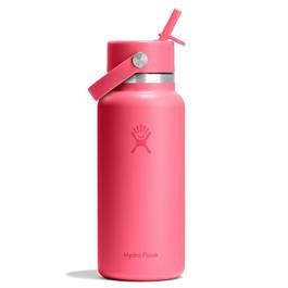 Hydroflask 32oz (946ml) Wide Mouth Travel Bottle with Flex Straw Cap - Popstar P thumbnail