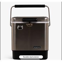 Igloo Legacy 20QT Cooler - Stainless Steel thumbnail 