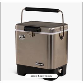Igloo Legacy 20QT Cooler - Stainless Steel Thumbnail Image 1