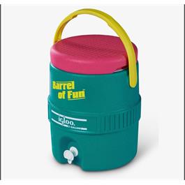 Igloo Retro Barrel of Fun 2 Gallon Jug - Dark Jade Thumbnail Image 1