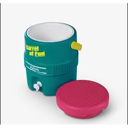 Igloo Retro Barrel of Fun 2 Gallon Jug - Dark Jade Thumbnail Image 2