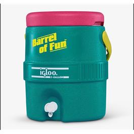 Igloo Retro Barrel of Fun 2 Gallon Jug - Dark Jade Thumbnail Image 4
