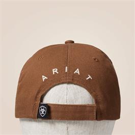 Ariat Womens Lace Logo Velcro Back Cap - Brown Thumbnail Image 1