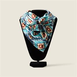 Ariat Womens Wildrag Southwest Scarf - Blue thumbnail 