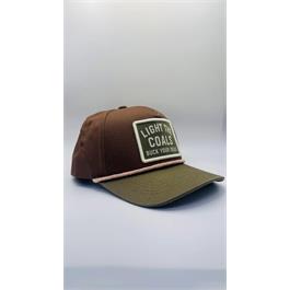 Buck Your Ideas Light The Coals Trucker Cap - Green / Brown Thumbnail Image 2