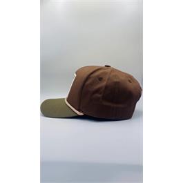 Buck Your Ideas Light The Coals Trucker Cap - Green / Brown Thumbnail Image 3