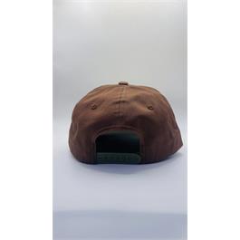 Buck Your Ideas Light The Coals Trucker Cap - Green / Brown Thumbnail Image 4