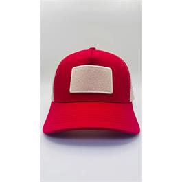 Buck Your Ideas Velcro Patch Cap - Red Thumbnail Image 1