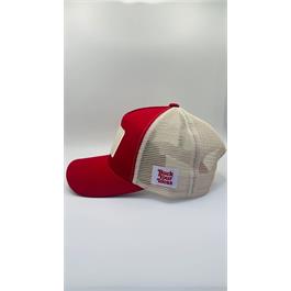 Buck Your Ideas Velcro Patch Cap - Red Thumbnail Image 2