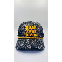 Buck Your Ideas Trucker Cap - Grey Camo / Yellow Thumbnail Image 1