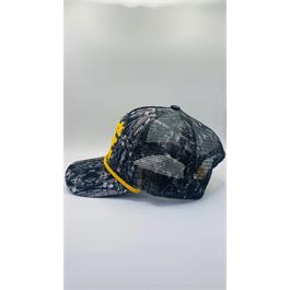Buck Your Ideas Trucker Cap - Grey Camo / Yellow Thumbnail Image 3