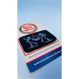 Buck Your Ideas Dancing Skeletons Velcro Patch thumbnail