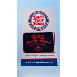 Buck Your Ideas BBQ Brotherhood Velcro Patch Thumbnail Image 1