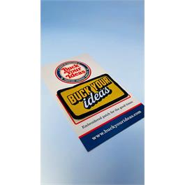 Buck Your Ideas Bold Yellow Logo Velcro Patch Thumbnail Image 2