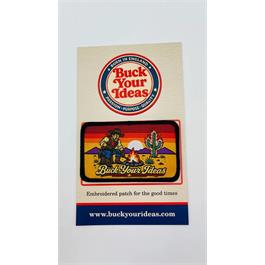 Buck Your Ideas Angry Cowboy Velcro Patch Thumbnail Image 2