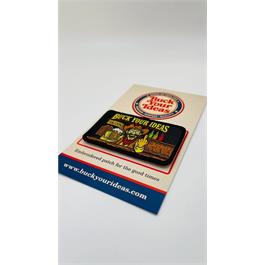 Buck Your Ideas Drunk Cowboy Velcro Patch thumbnail