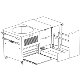 Kamado Space Teak Island Thumbnail Image 11